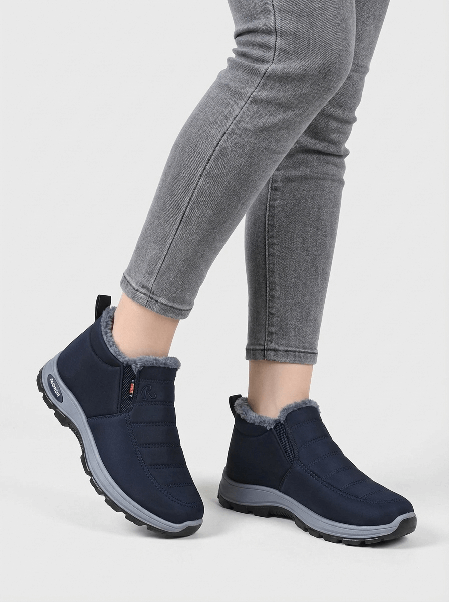 Aimee – Zimowe Śniegowce Damskie Wsuwane z Antypoślizgową Podeszwą