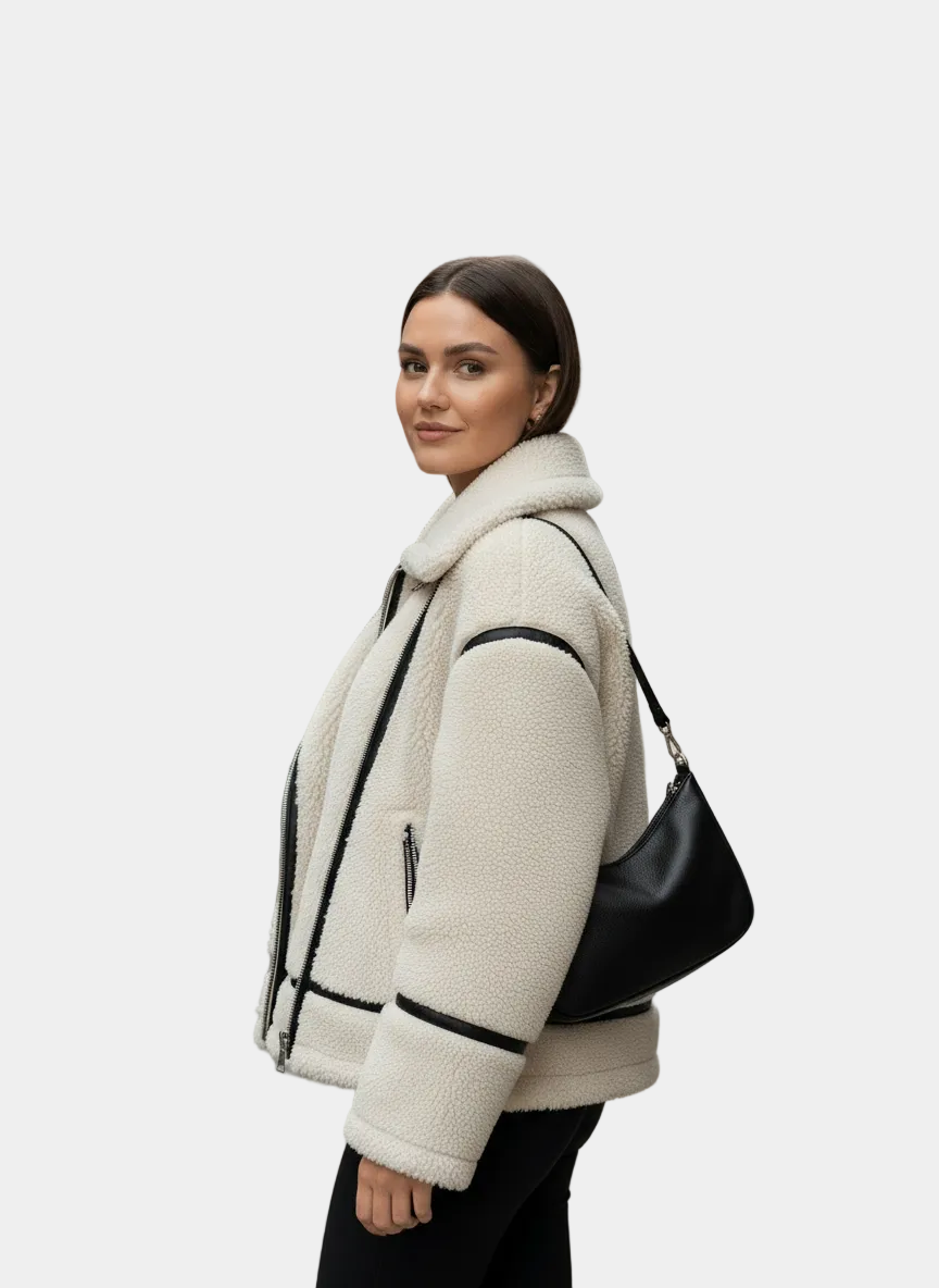 Livia – Kurtka ze Sztucznego Futra Damska