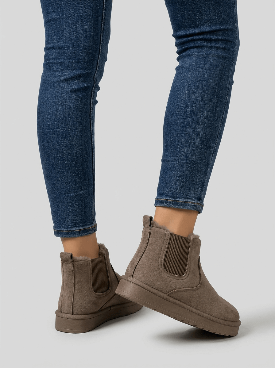 Hayley – Zimowe Śniegowce Damskie Wsuwane