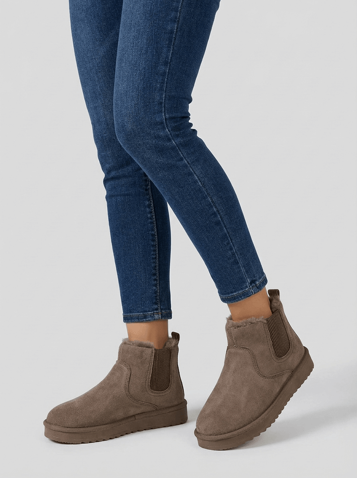 Hayley – Zimowe Śniegowce Damskie Wsuwane