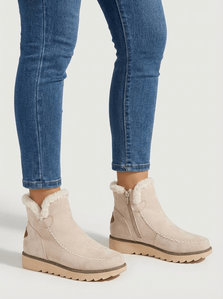 Anna – Zimowe Śniegowce Damskie Wsuwane