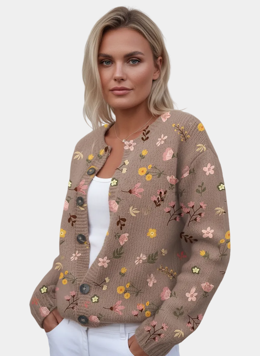 Kalina – Kardigan Damski z Otwartym Fasonem i Kieszeniami
