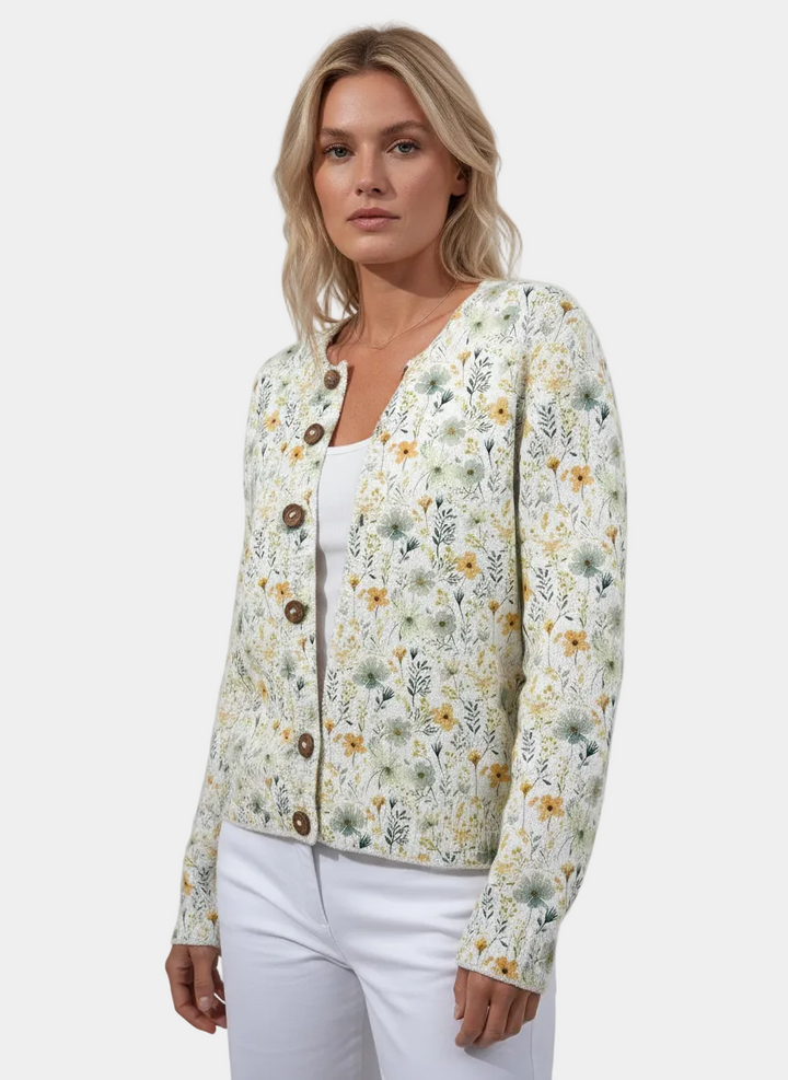 Kalina – Kardigan Damski z Otwartym Fasonem i Kieszeniami