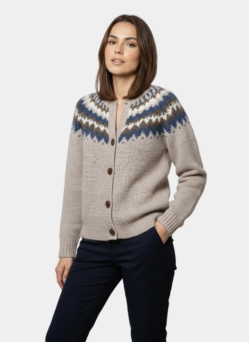 Sara – Kardigan damski z guzikami