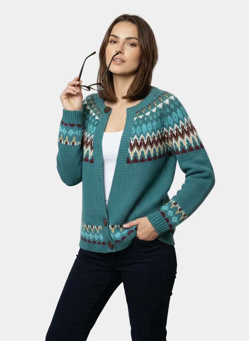 Sara – Kardigan damski z guzikami