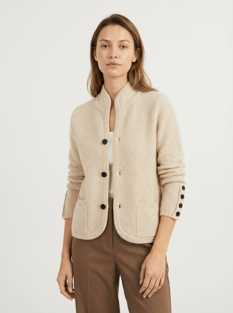 Adelyn – Kardigan Damski z Guzikami