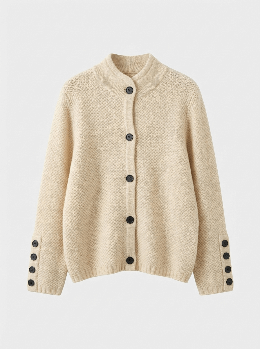 Adelyn – Kardigan Damski z Guzikami