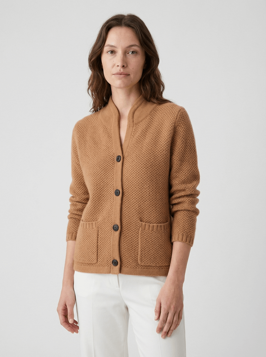 Adelyn – Kardigan Damski z Guzikami