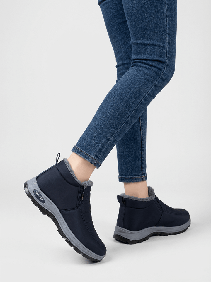 Aimee – Zimowe Śniegowce Damskie Wsuwane z Antypoślizgową Podeszwą