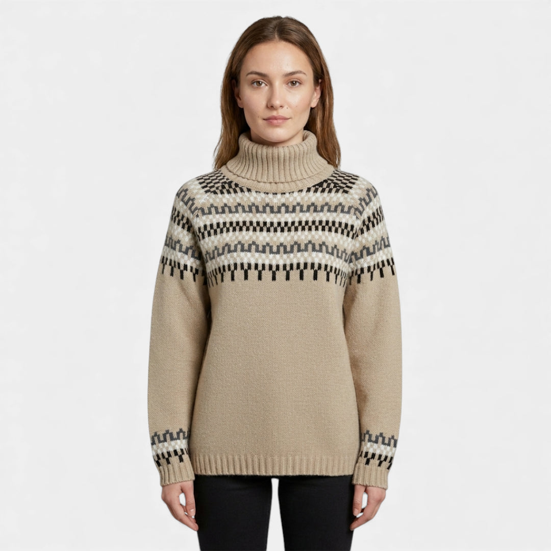 Agnieszka – Sweter Damski z Golfem