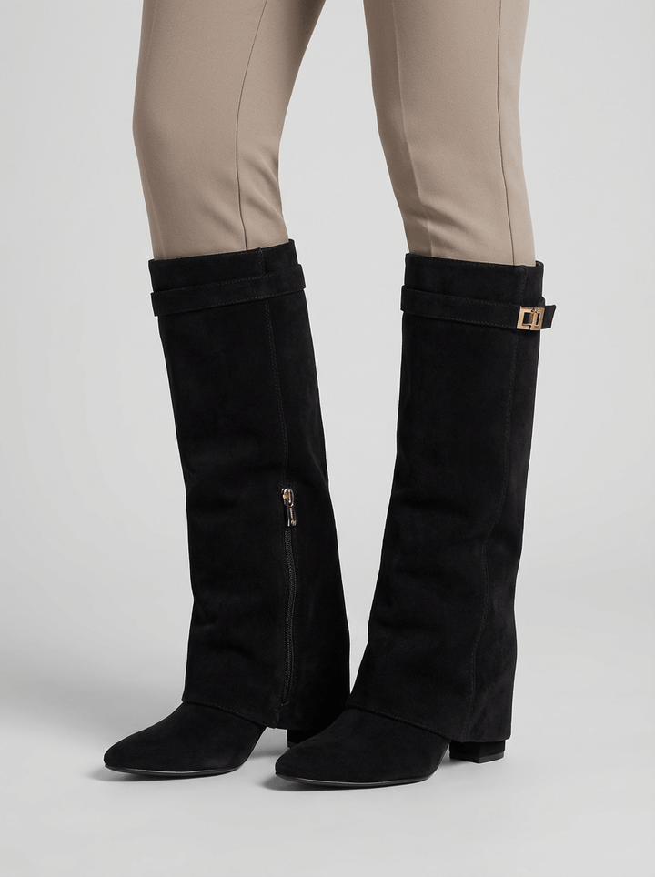 Alina – Botki Damskie na Obcasie