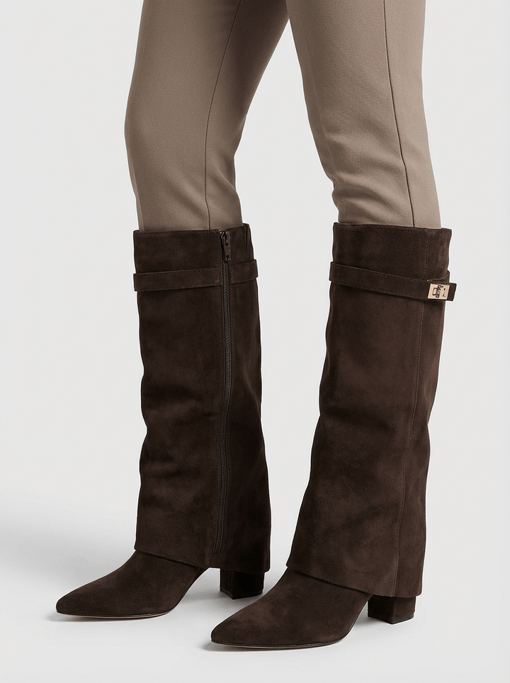 Alina – Botki Damskie na Obcasie