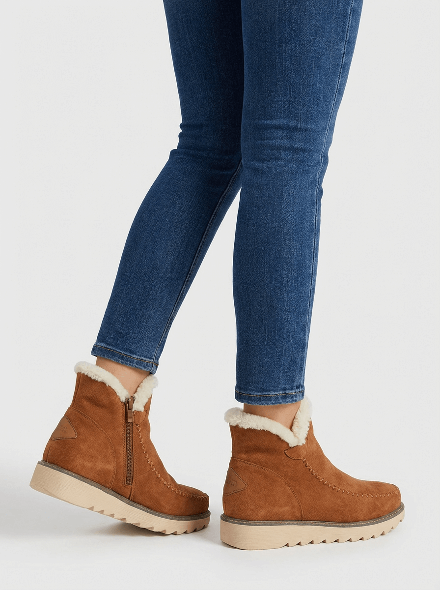 Anna – Zimowe Śniegowce Damskie Wsuwane