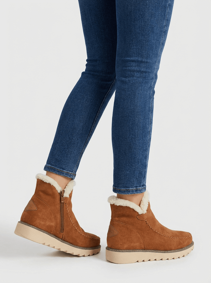 Anna – Zimowe Śniegowce Damskie Wsuwane