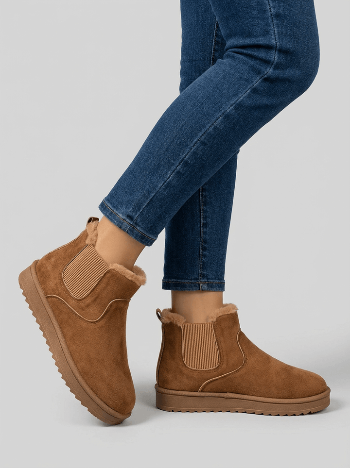 Hayley – Zimowe Śniegowce Damskie Wsuwane