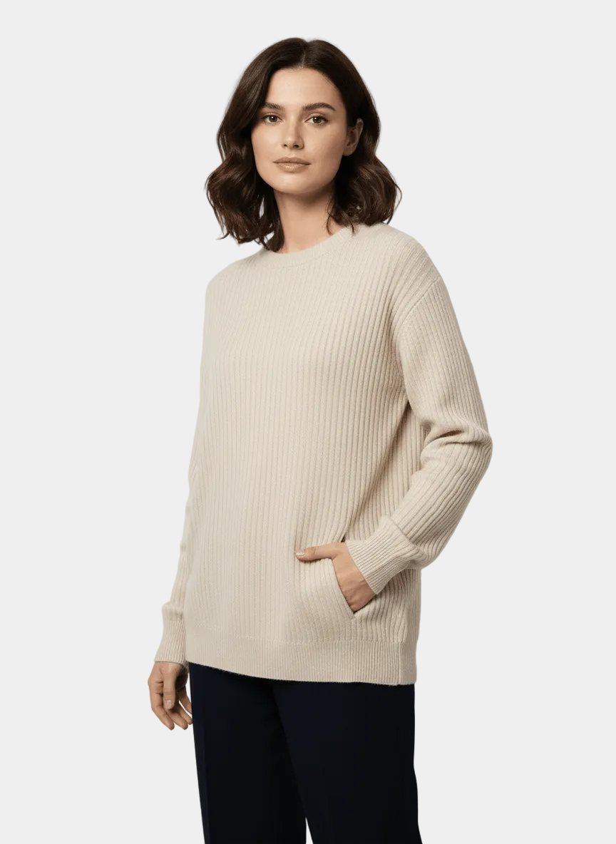 Elisa – Miękki Dzianinowy Sweterek