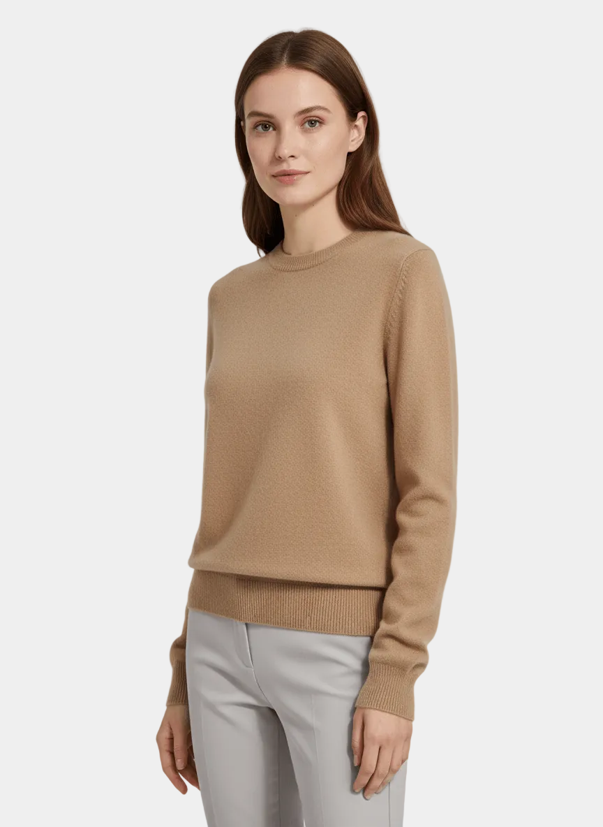 Eliza – Sweter Damski z Klasycznym Fasonem