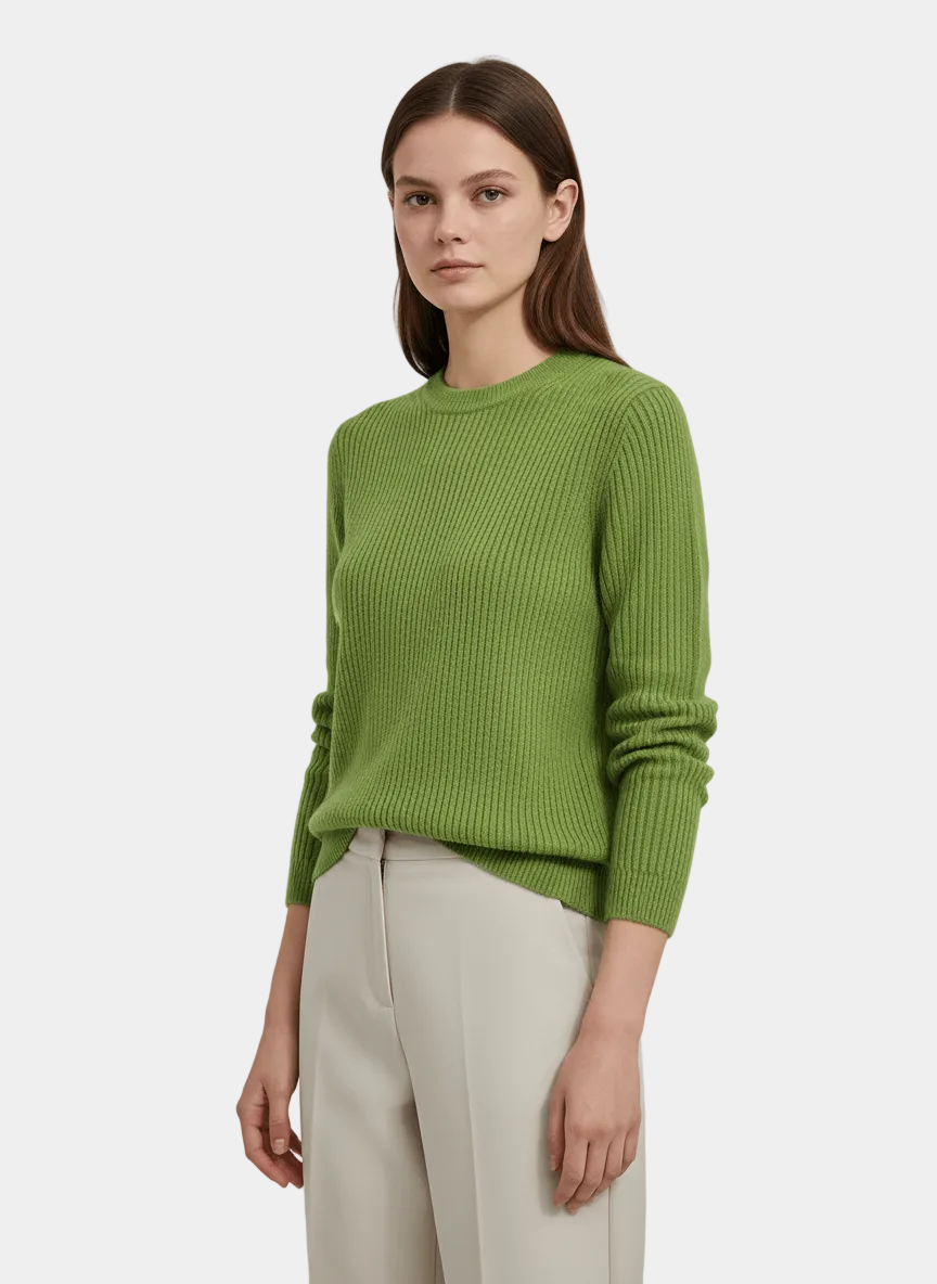 Eliza – Sweter Damski z Klasycznym Fasonem