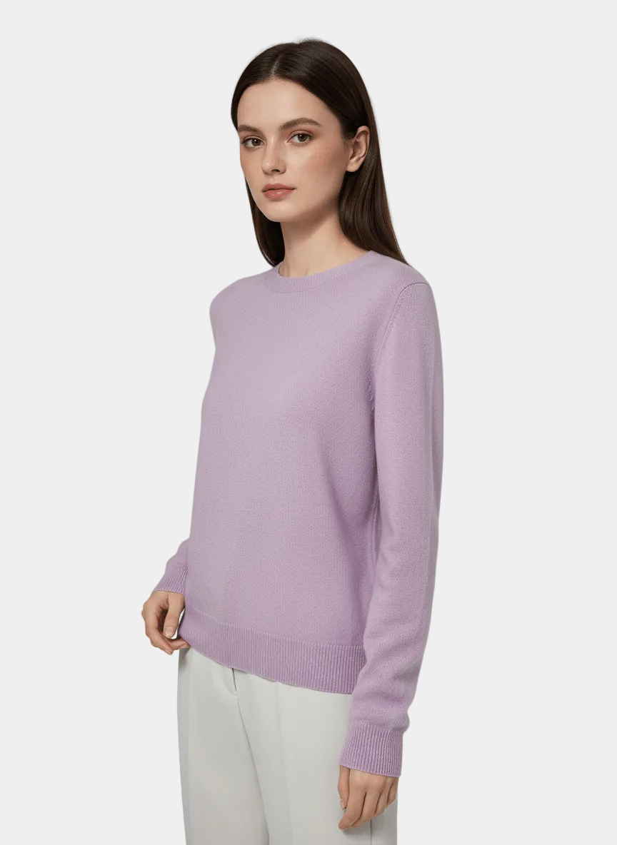 Eliza – Sweter Damski z Klasycznym Fasonem