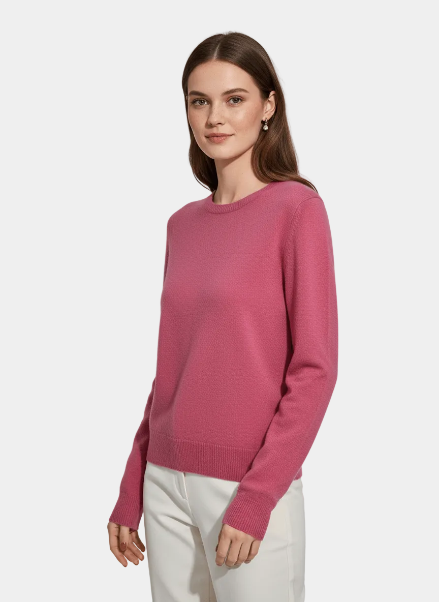 Eliza – Sweter Damski z Klasycznym Fasonem