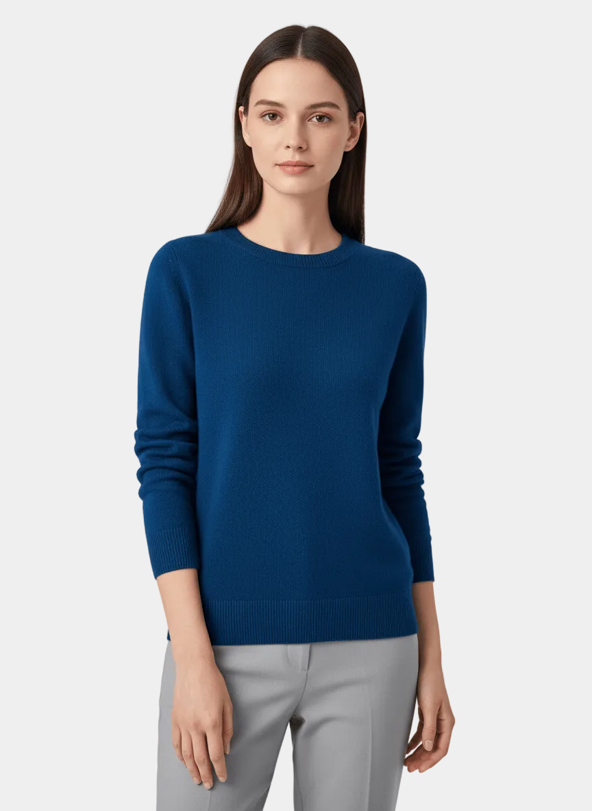 Eliza – Sweter Damski z Klasycznym Fasonem