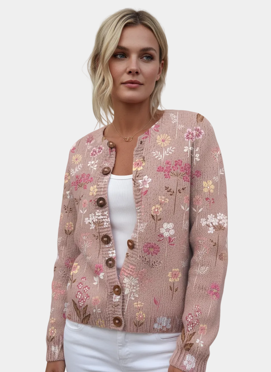 Kalina – Kardigan Damski z Otwartym Fasonem i Kieszeniami
