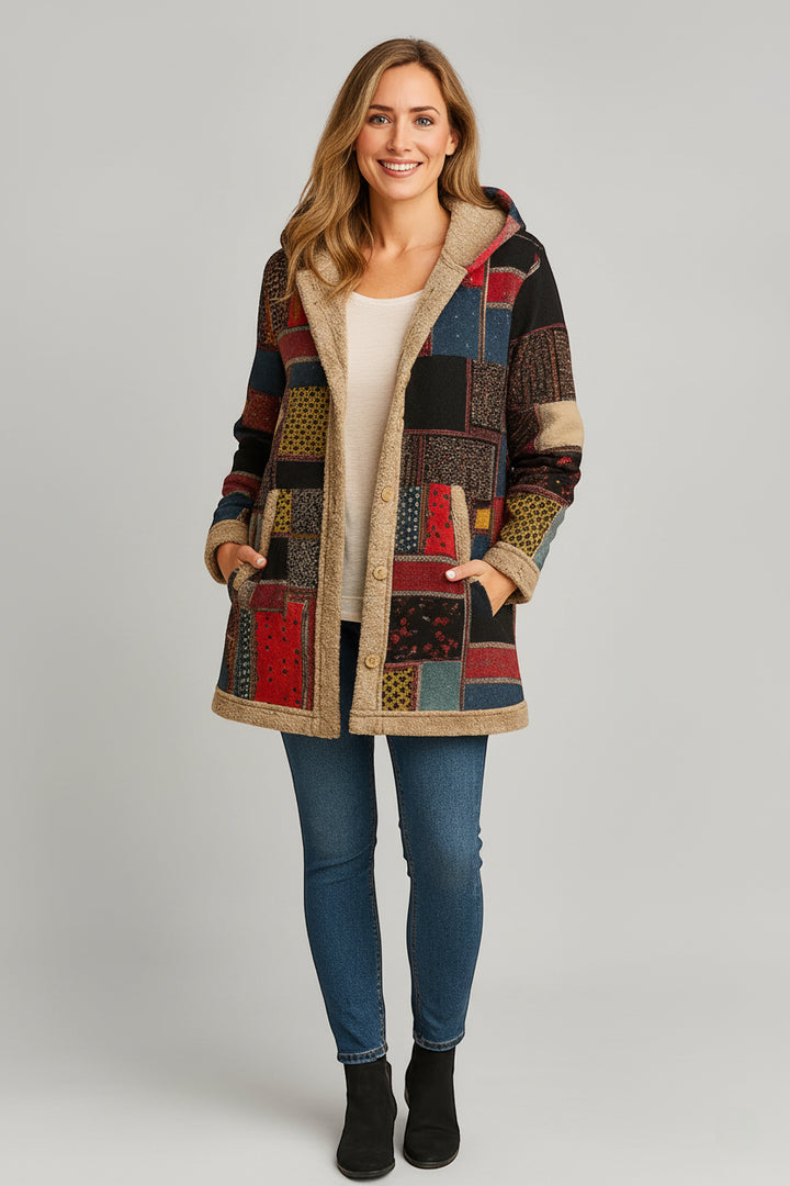 Helena – Płaszcz Teddy z Kapturem