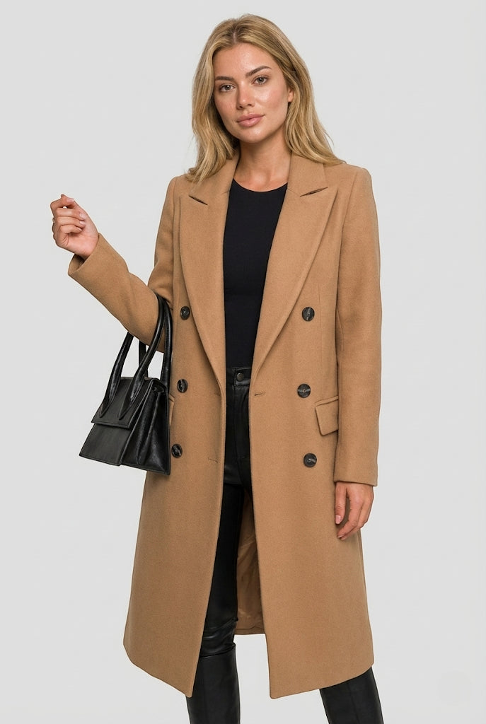 Karolina – Zimowy Płaszcz Damski o Długim Fasonie