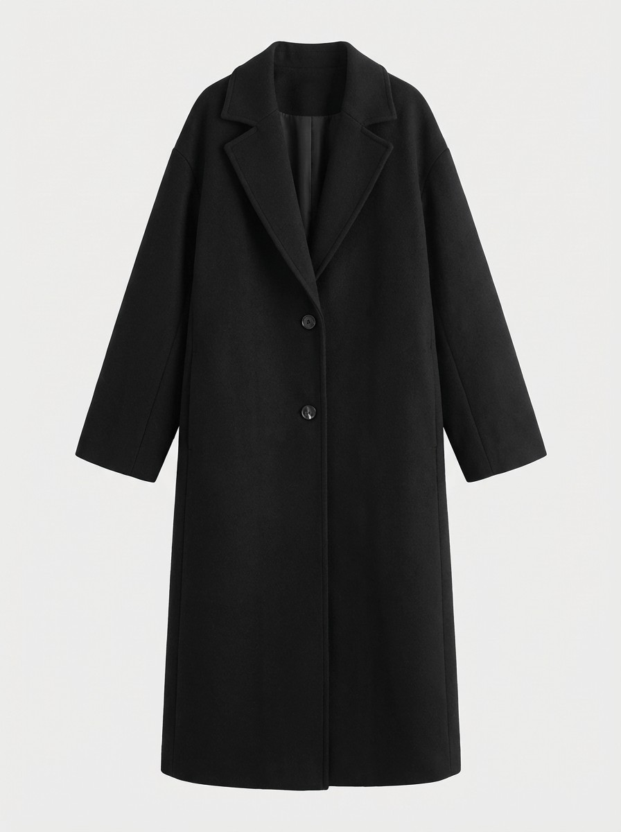 Karolina – Płaszcz Damski Klasyczny Dwurzędowy