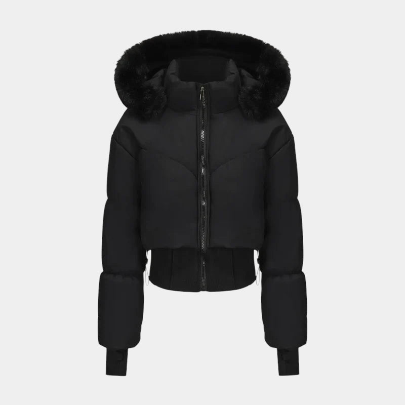 Marlena – Kurtka Pikowana Damska Z Kapturem