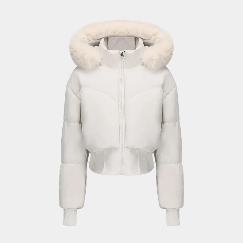 Marlena – Kurtka Pikowana Damska Z Kapturem