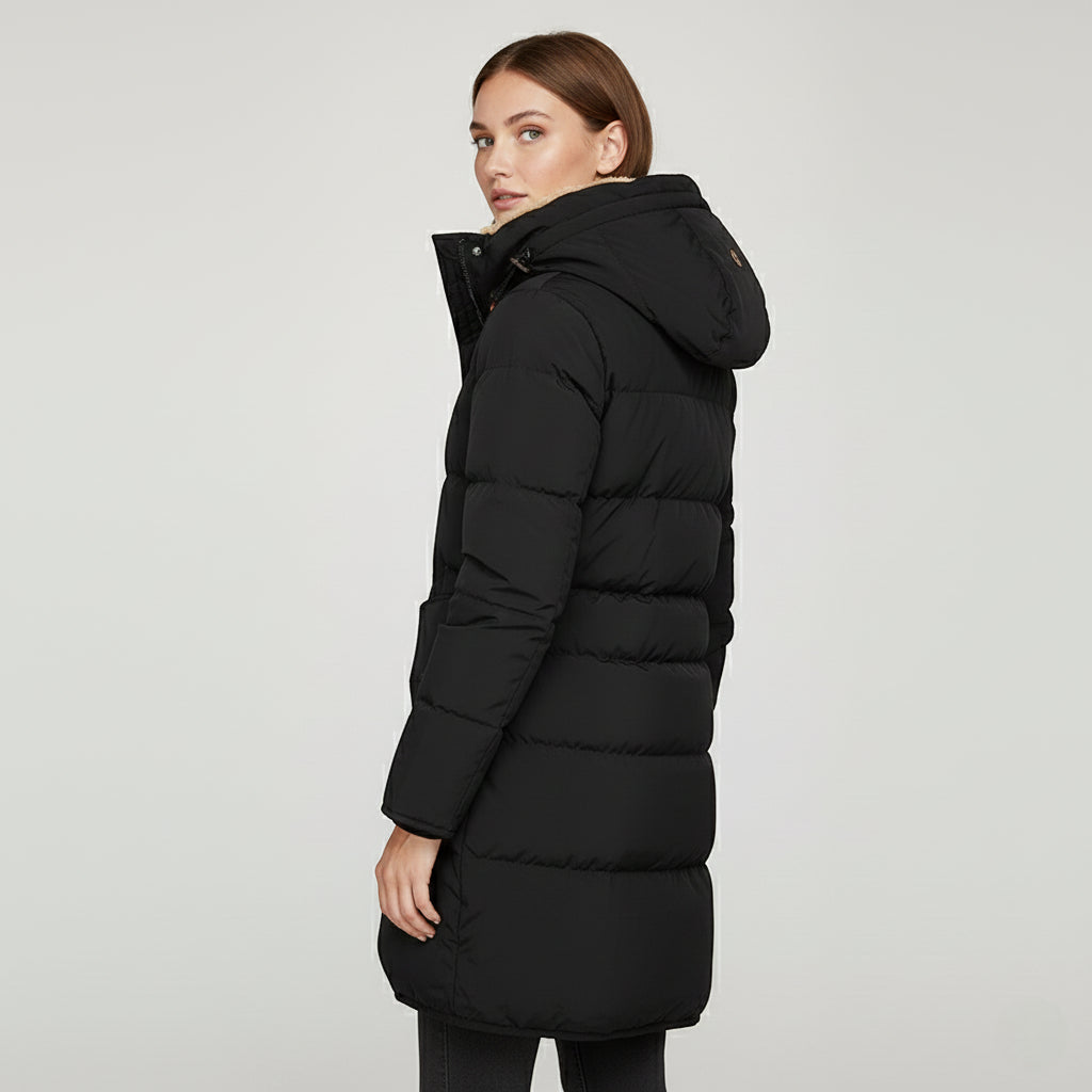 Natalia – Kurtka Pikowana Damska z Kapturem