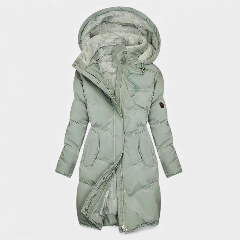 Natalia – Kurtka Pikowana Damska z Kapturem